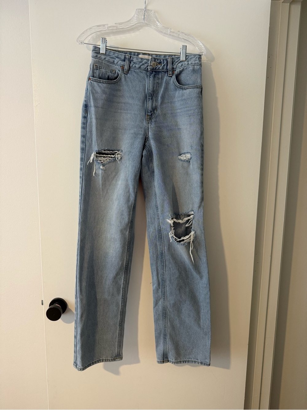 PacSun 90s Boyfriend Distressed Jeans Size 27 Light Wash